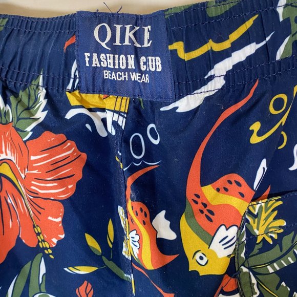 Qike Tribe Men's Patterned Swim Trunks - Picture 6 of 6